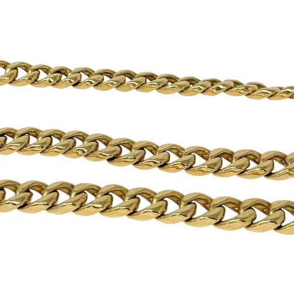 CHANEL Vintage Coco Mark Logo Chain Belt Accessory Hook Gold Metal [105158] - Picture 6 of 9